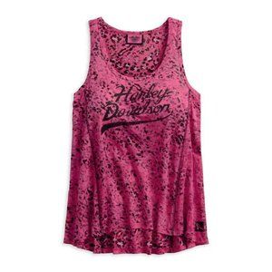 Harley-Davidson Pink Label Leopard Print Tank